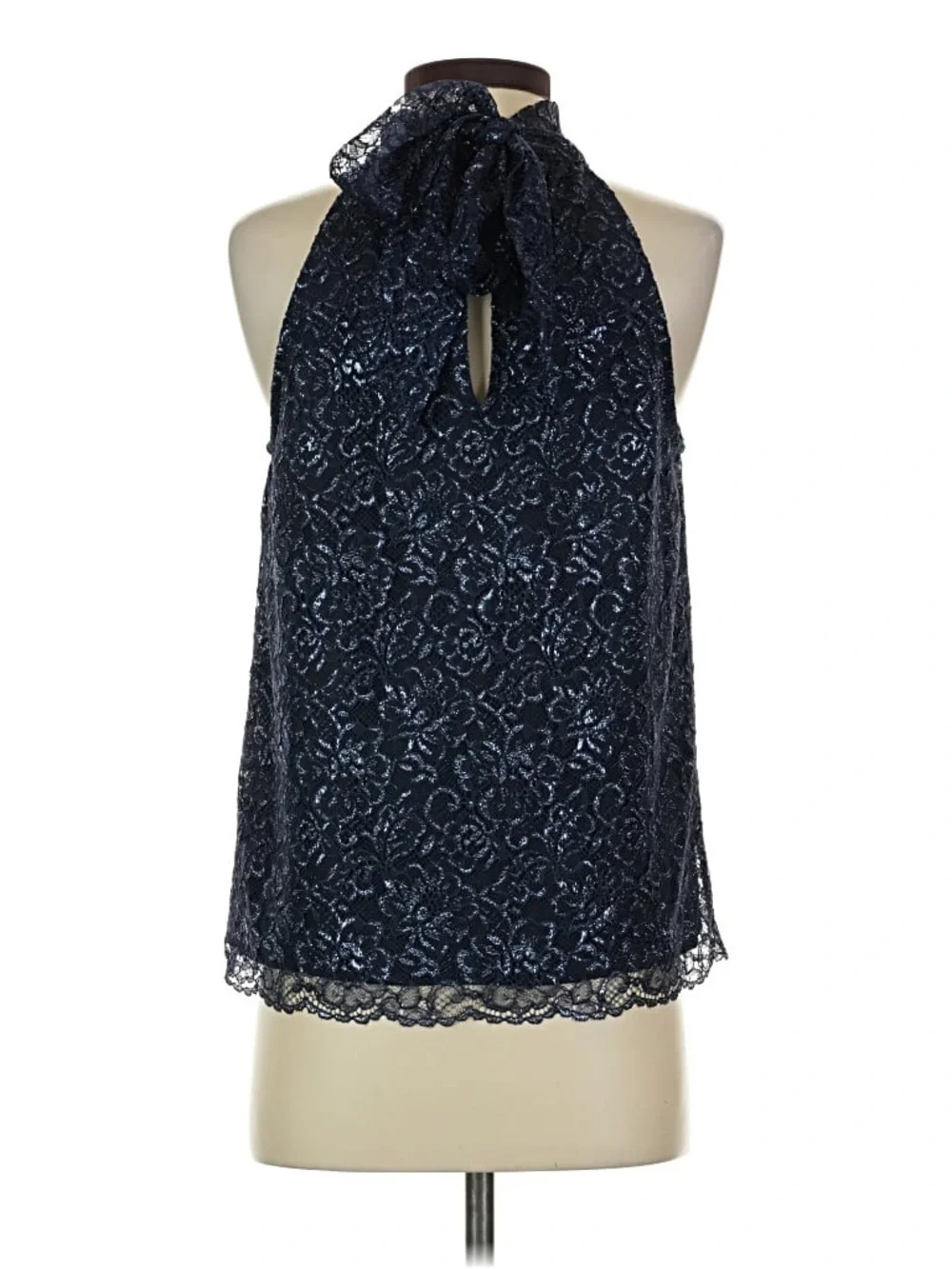 J. Crew Women’s Navy Lace Halter Top